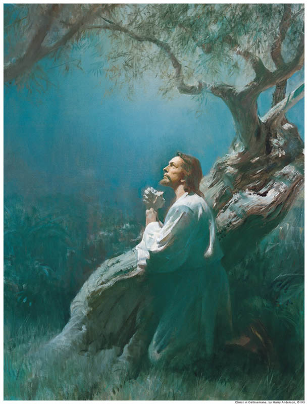 Atonement Jesus Praying Gethsemane Mormon