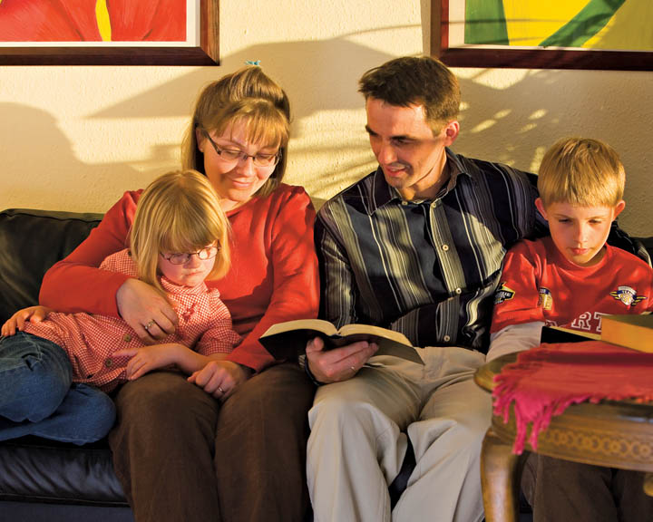 Mormon Family Scripture Study