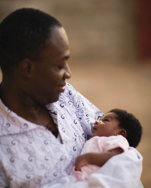 Black Mormon Mother and Baby