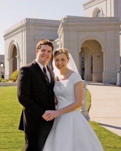 Mormon Marriage at Temple