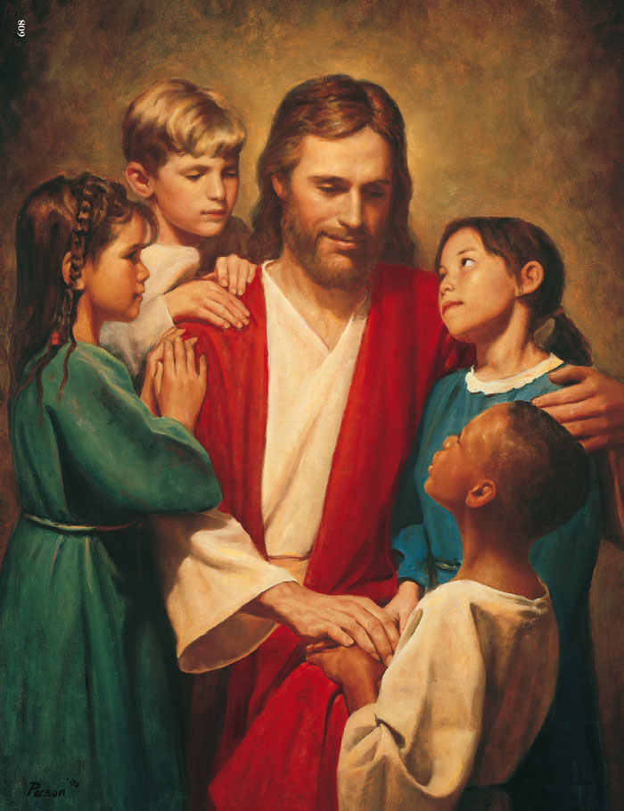 Mormon Jesus with Children